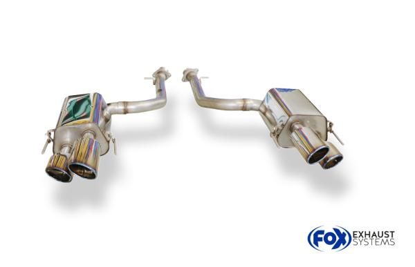 Endschalldämpfer rechts/links - 2x115x85 Typ 38 rechts/links Colour (Rand eingefärbt) passend für: Lexus RC RC F
